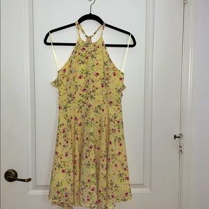 Yellow and Floral dress